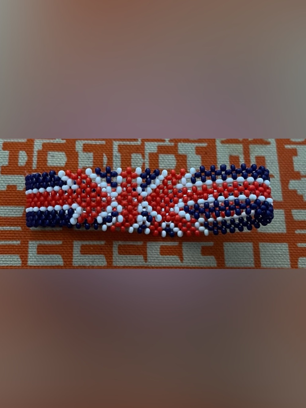 Uk Beaded Red Bracelet